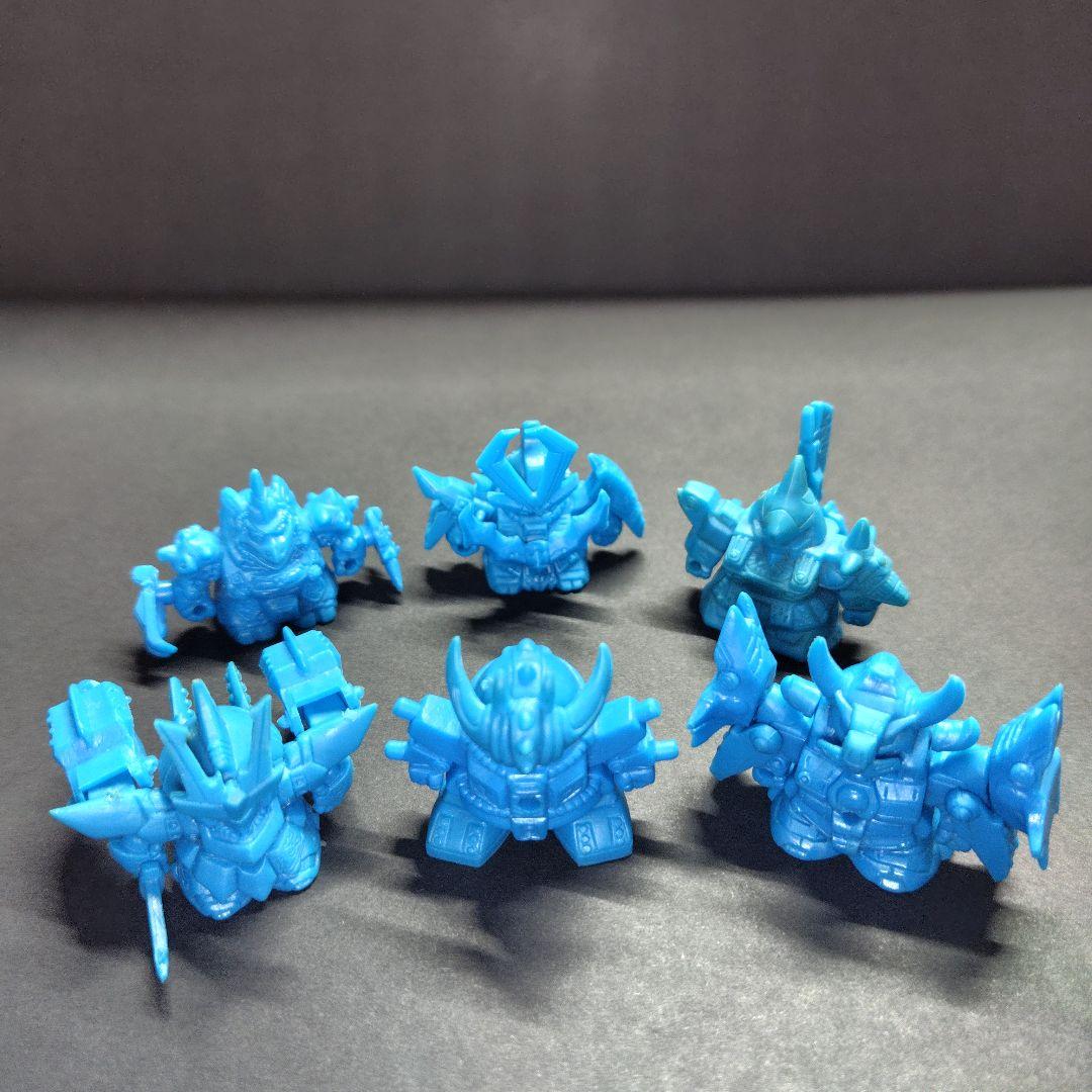 ガン消し☆短期値下げ中☆復活闇将軍　青揃い6体セット