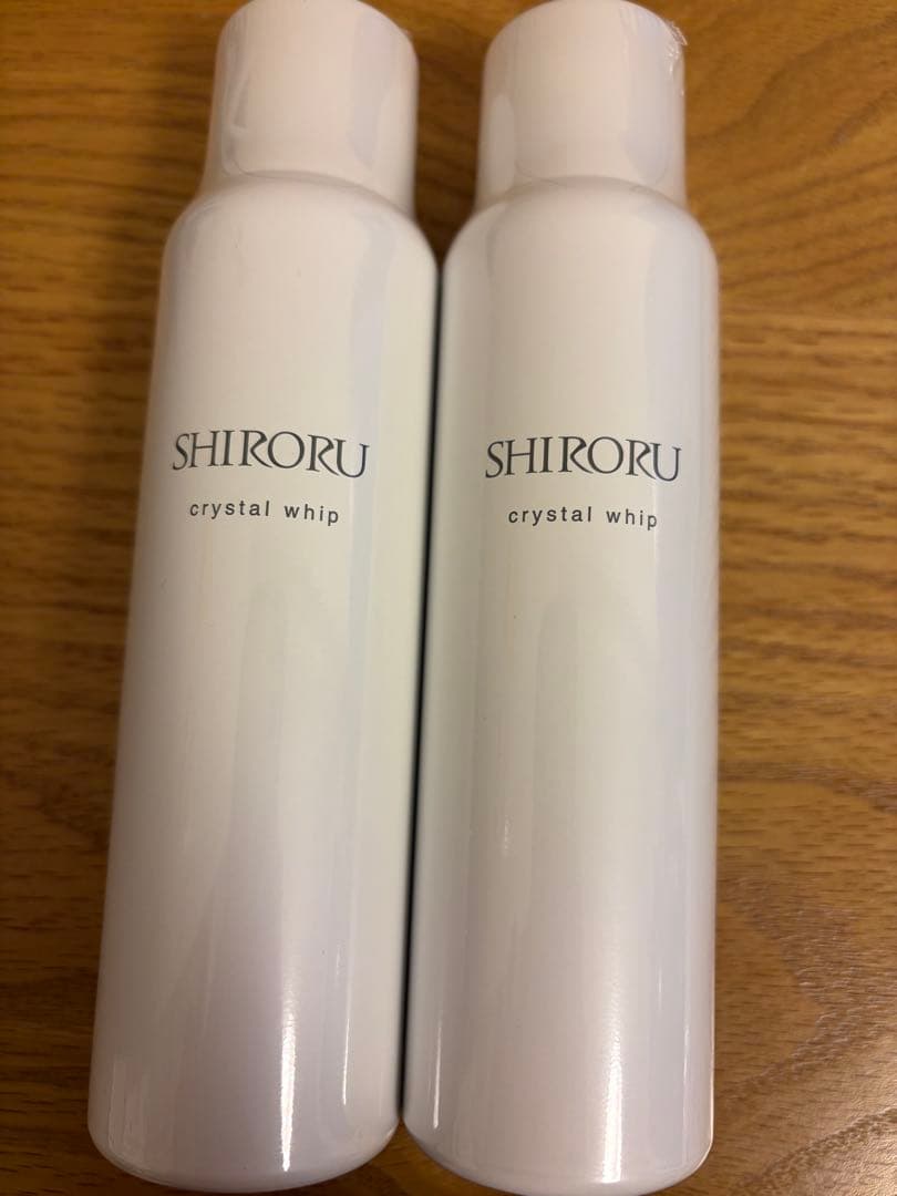 SHIRORU crystal whip 120g×2本【新品未使用】 - メルカリ