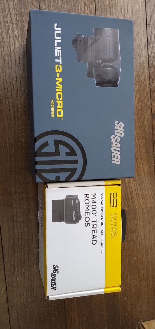 【実物】sigsauer romeo5 ＆ Juliet3 ドットサイト サバゲ