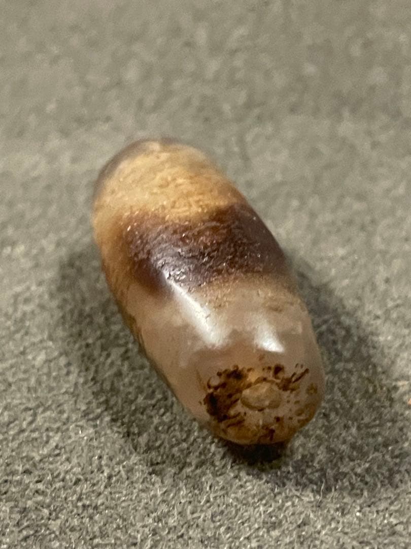 マサマサ様 12～18世紀ブータン郊外出土 古代天珠 虎牙天珠 風化