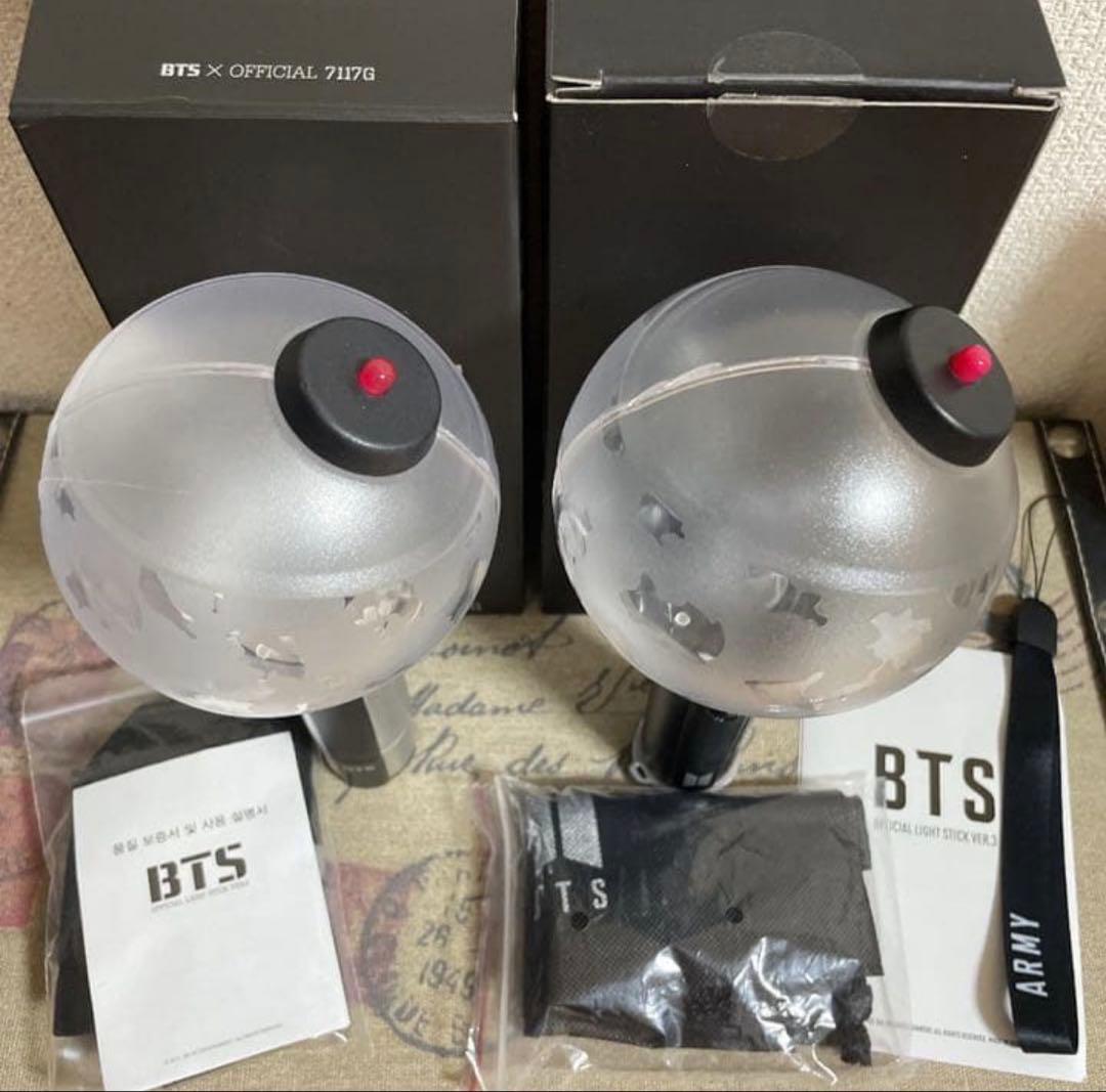 BTS アミボム ver.2 ver.3 ペンライト ペンラ グッズ 公式 - メルカリ