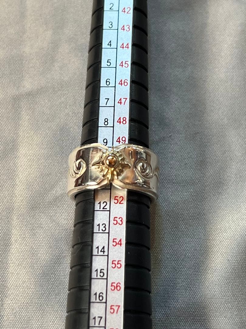 A*y様 アリゾナフリーダム　k18 唐草　シルバーリング　ピンキー　11号