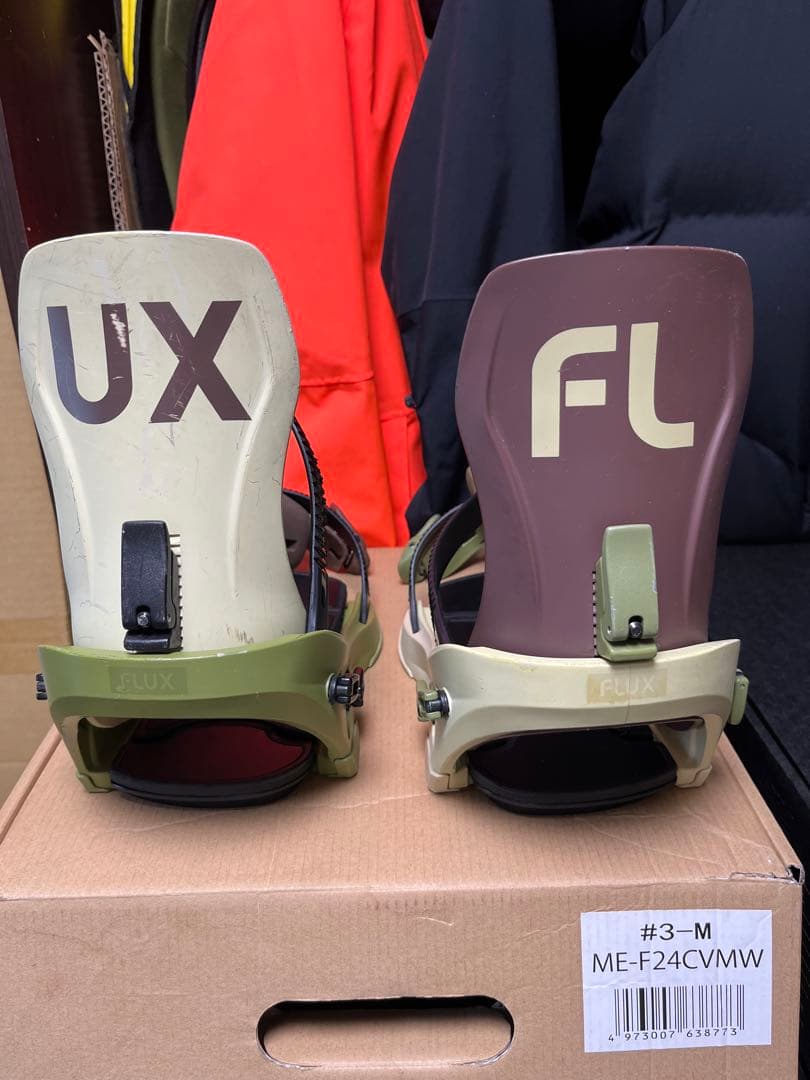 FLUX CV スノーボードビンディング Sサイズ