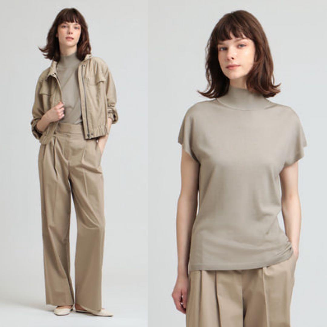 theory luxe 23AW 完売 ウォッシャブル モックネックプルオーバー