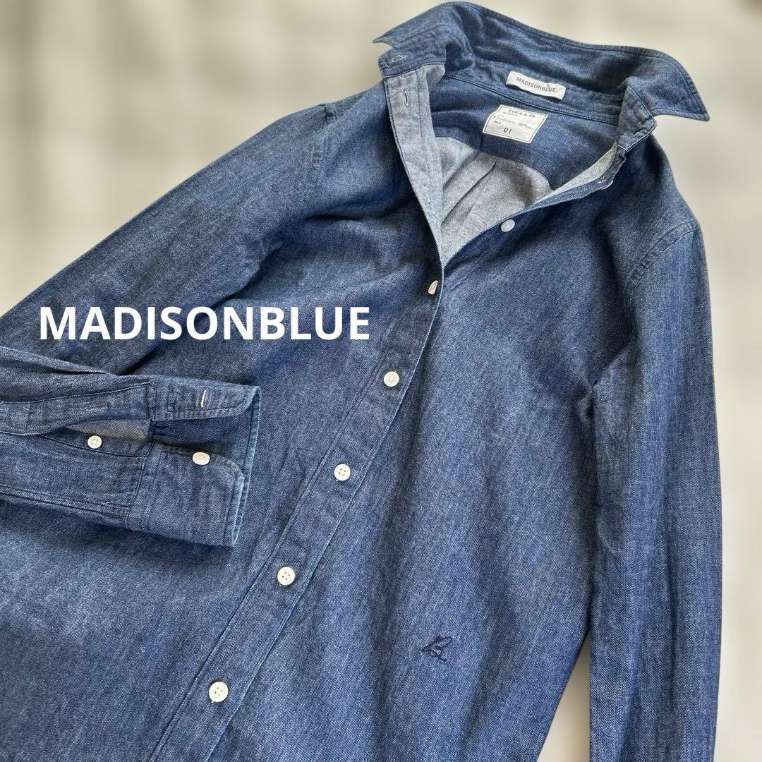 美品・レア商品☆MADISONBLUE マディソンブルー デニム マダム シャツ