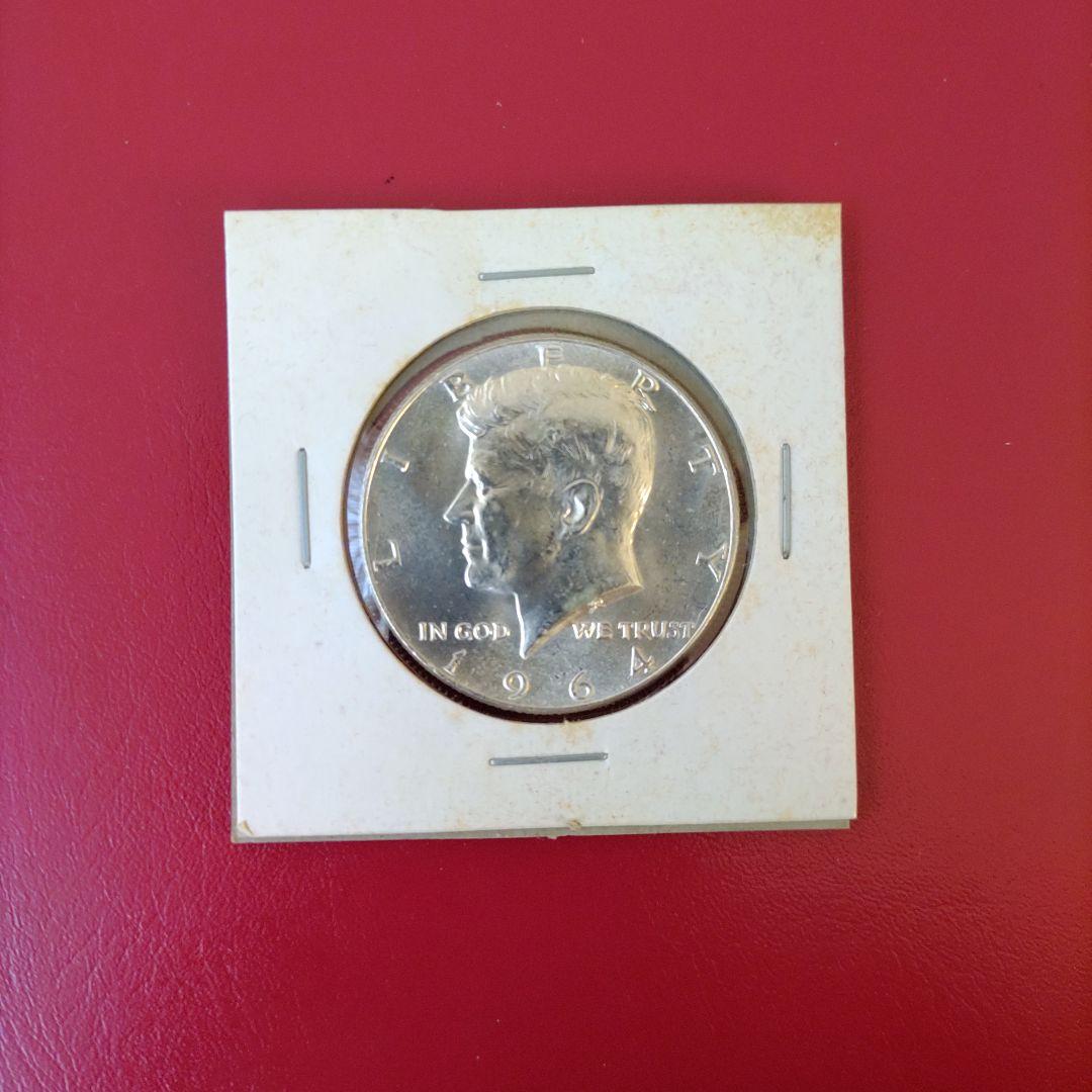 アメリカ ハーフドル銀貨 1964年
