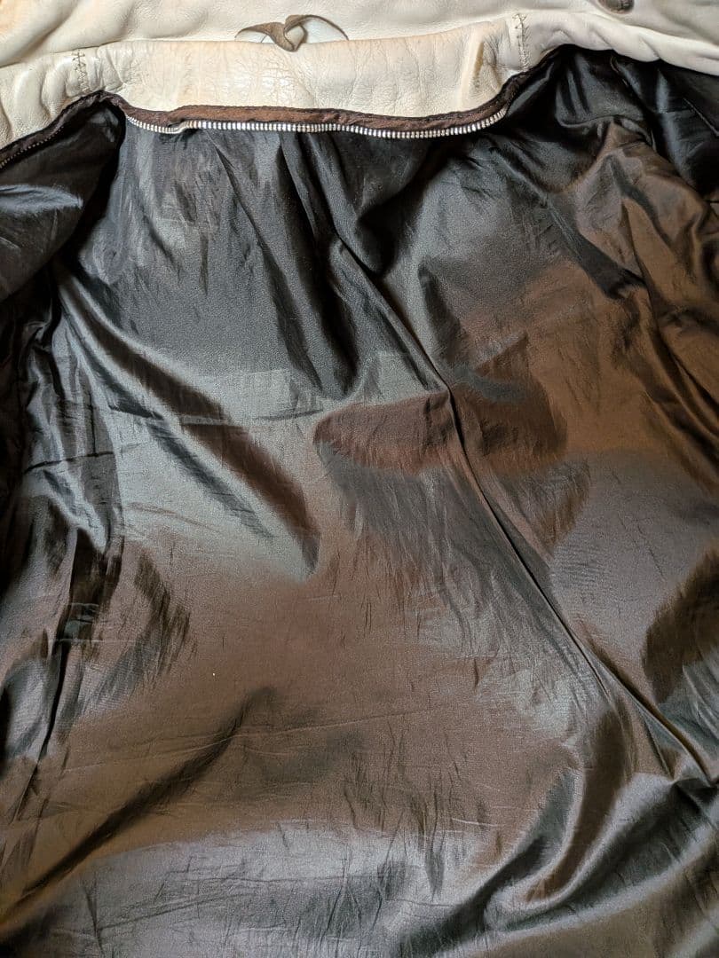 最終値下げ‼ 90s schott ホワイト シングルライダースジャケット305