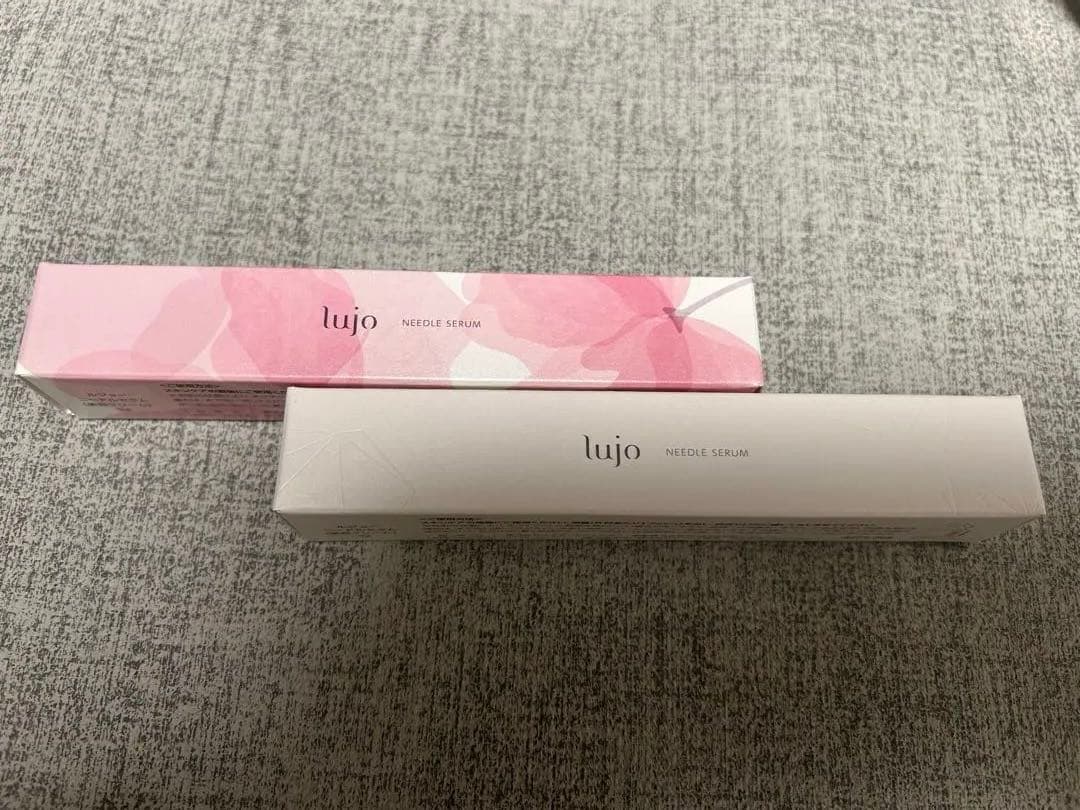 lujo ニードルセラム　美容液 アイクリーム　ピンク　花柄