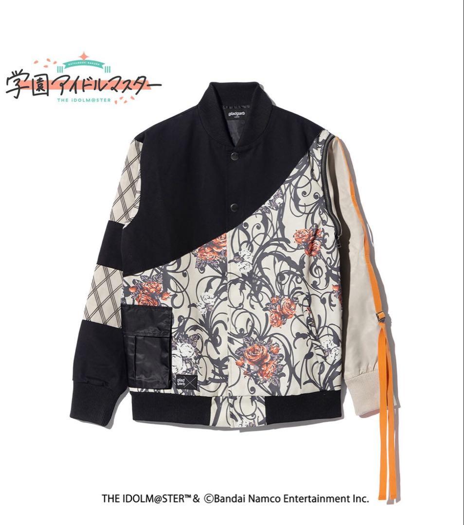 学園アイドルマスター×gladgarb コントラストブルゾン　Lサイズ 学園アイドルマスター×gladgarb CONTRAST BLOUSON(全1種） | 学園