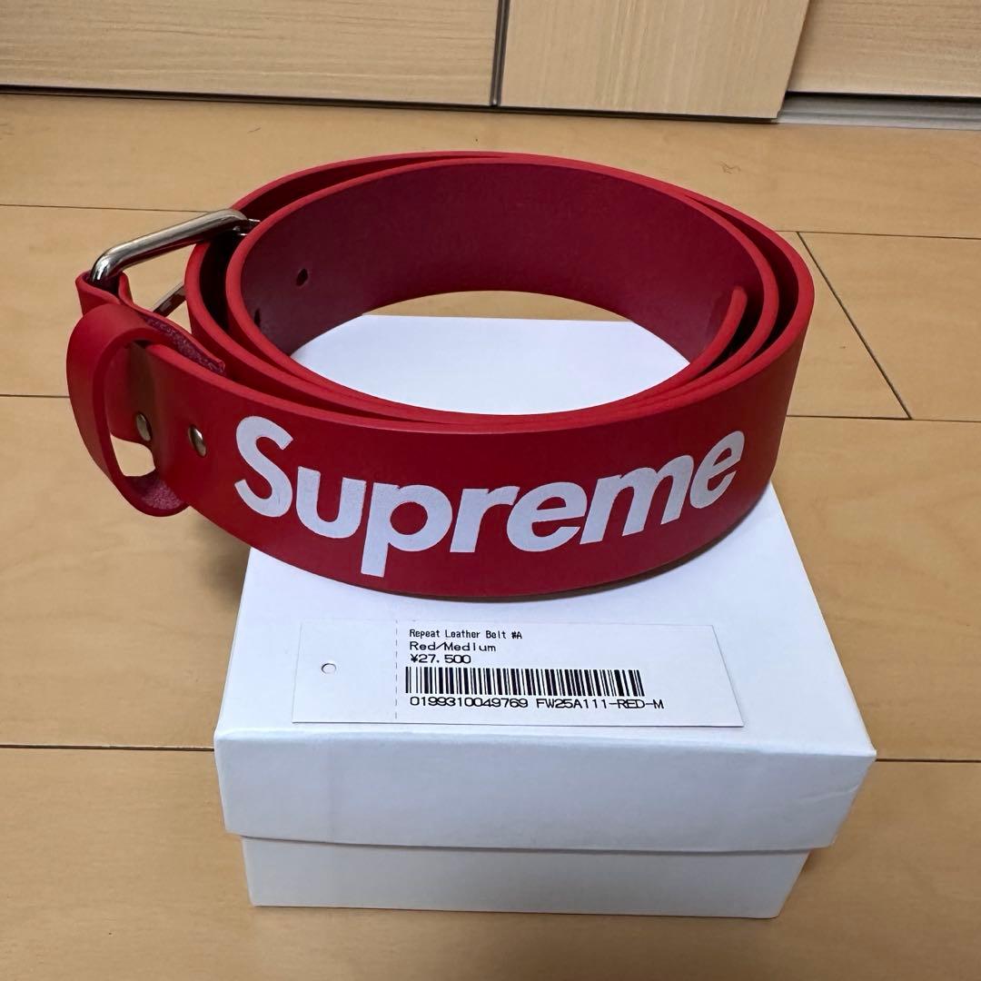 小物 Supreme Repeat Leather Belt (25FW) \