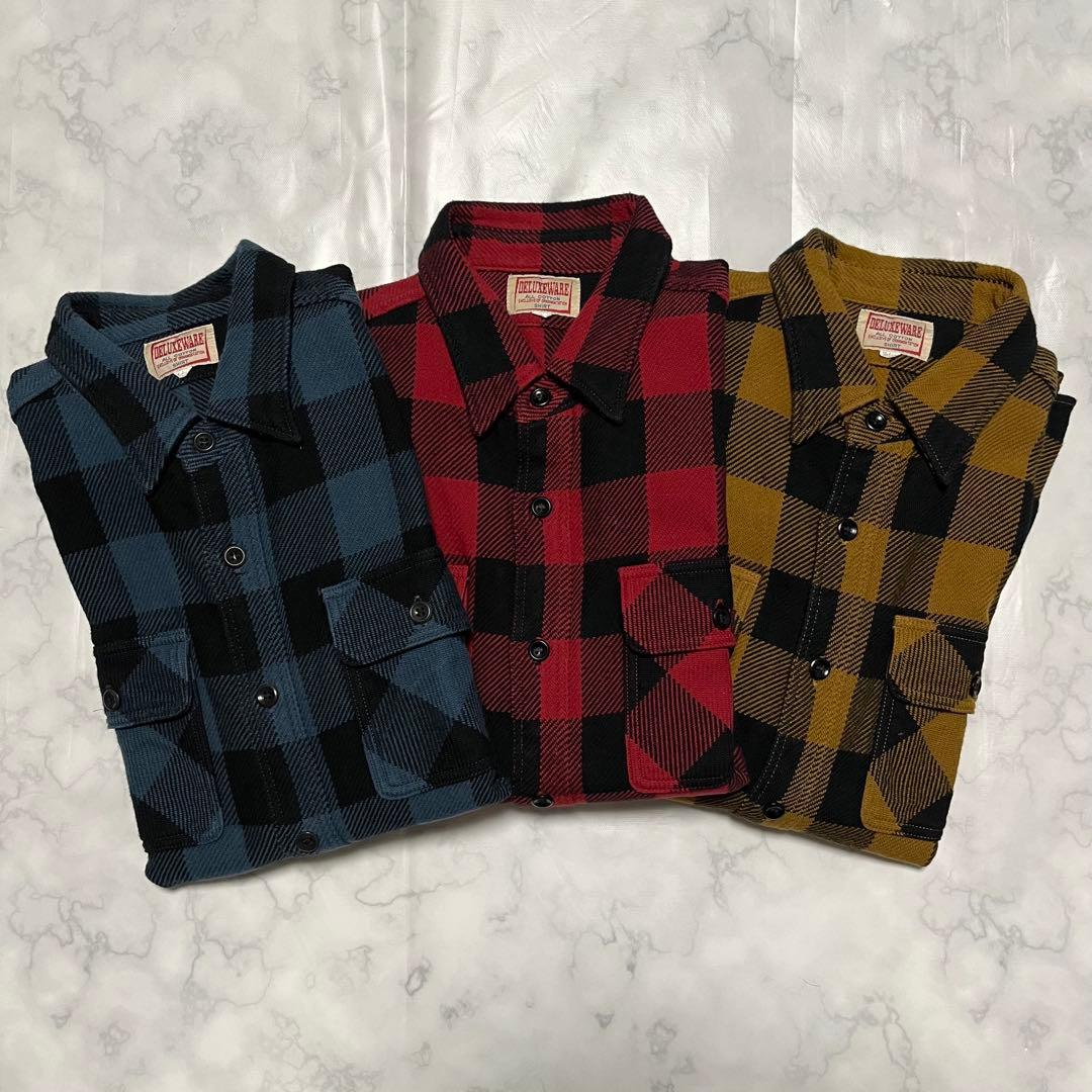 デラックスウェア バッファローチェック ネルシャツ DELUXEWARE（デラックスウエア） デラックスウエア（DELUXEWARE