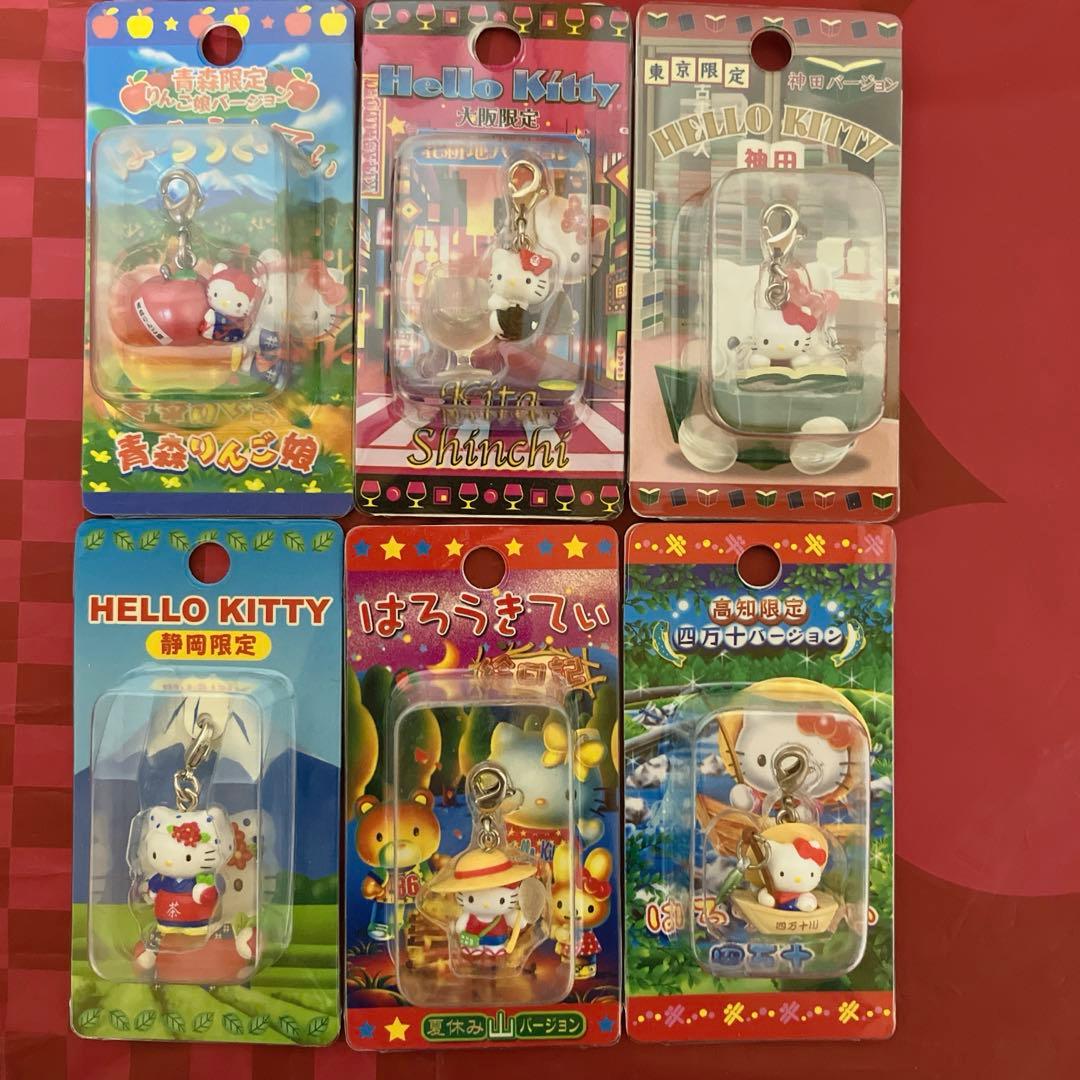 ご当地キティ　キティファスナーマスコット　キティストラップ　キティまとめ売り