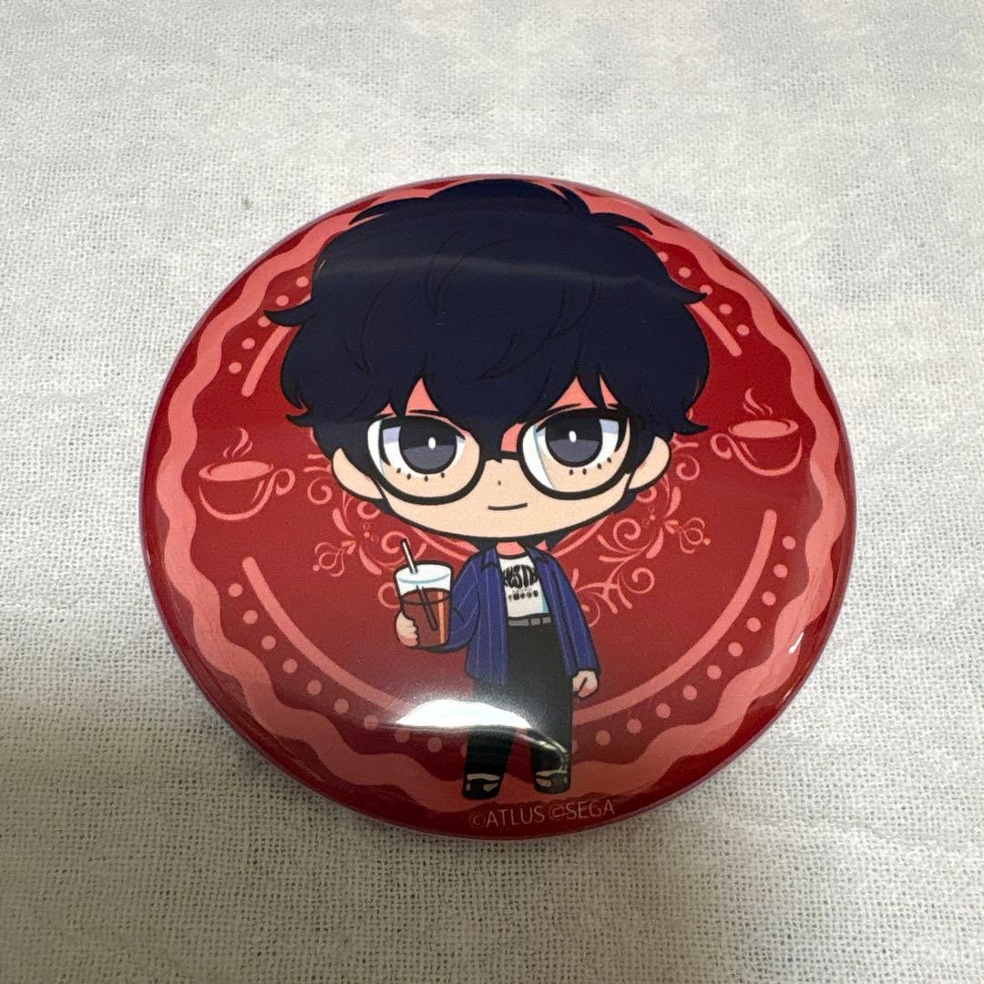 アニマックスカフェ ペルソナ25周年 缶バッジ ペルソナ5 主人公 - メルカリ