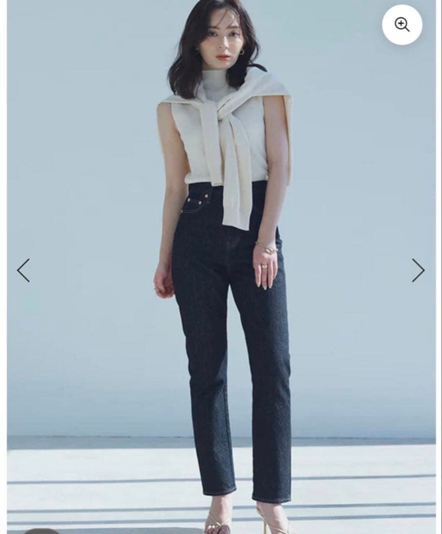 アニュアンスSlim straight denim