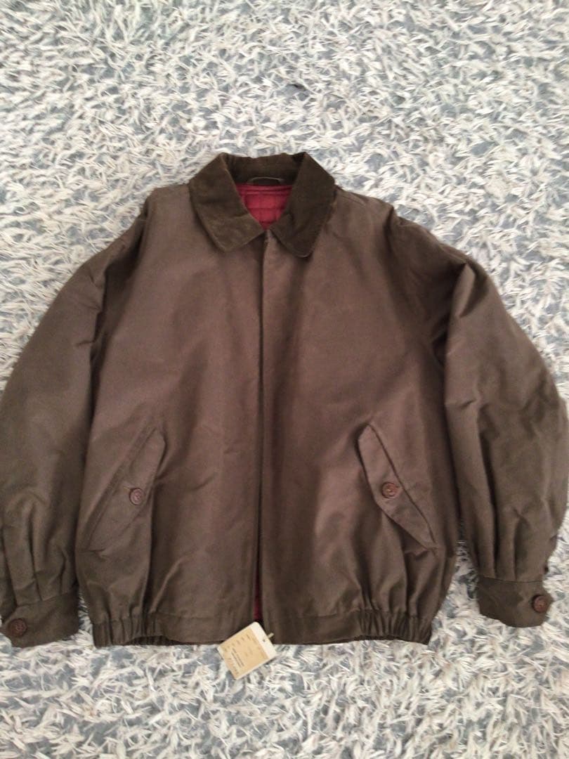 la Ricerca scarabブラウンスウェード調スイングトップブルゾン