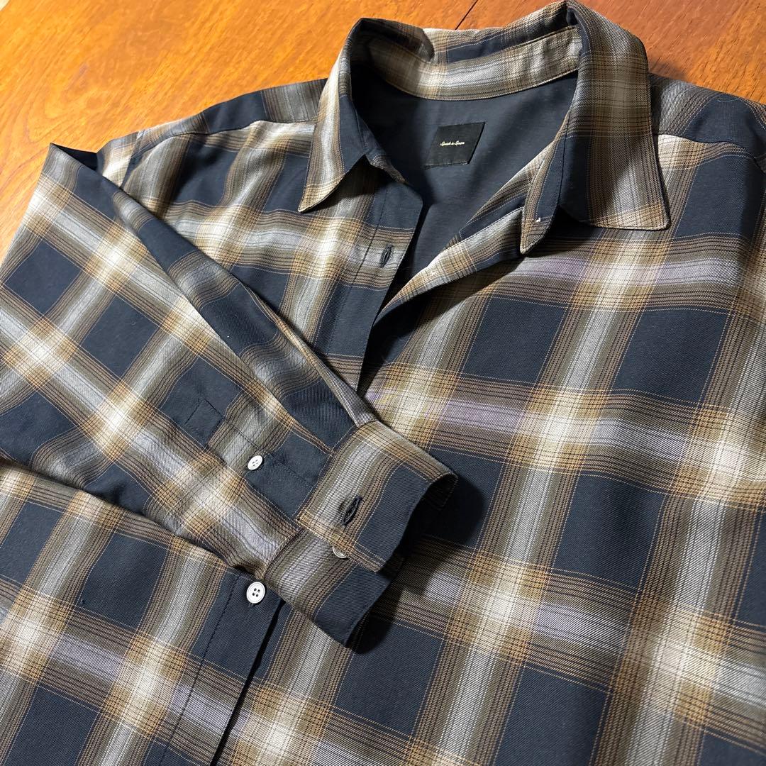 Spick & Span チェック長袖シャツ