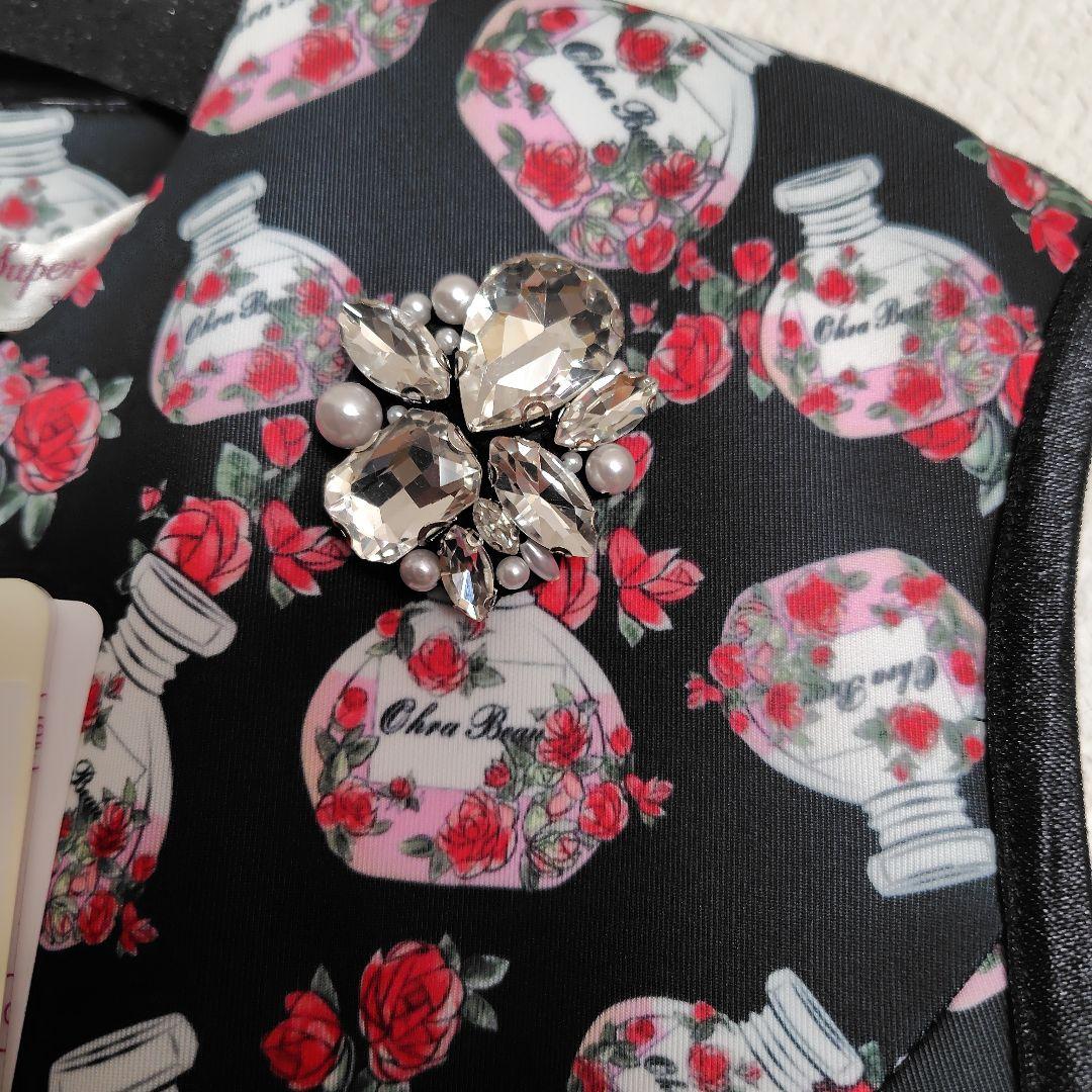 スーパービューティワンピースサイズ40 香水瓶柄 新品未使用 - メルカリ