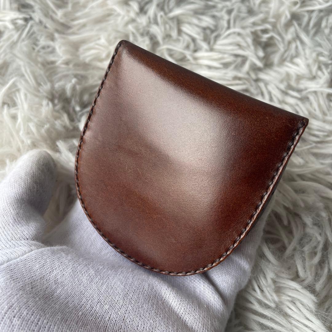 【極美品】ガンゾ 馬蹄 ケース コードバン