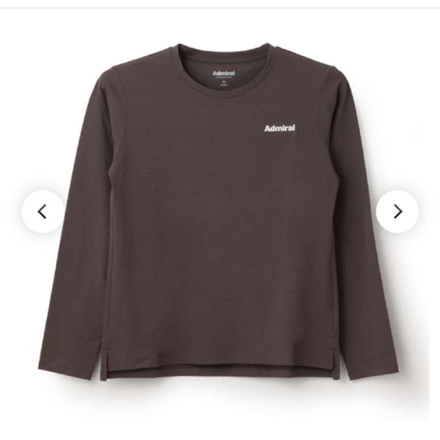 2025秋冬　完売商品！Admiral ブラウン 長袖Tシャツ M