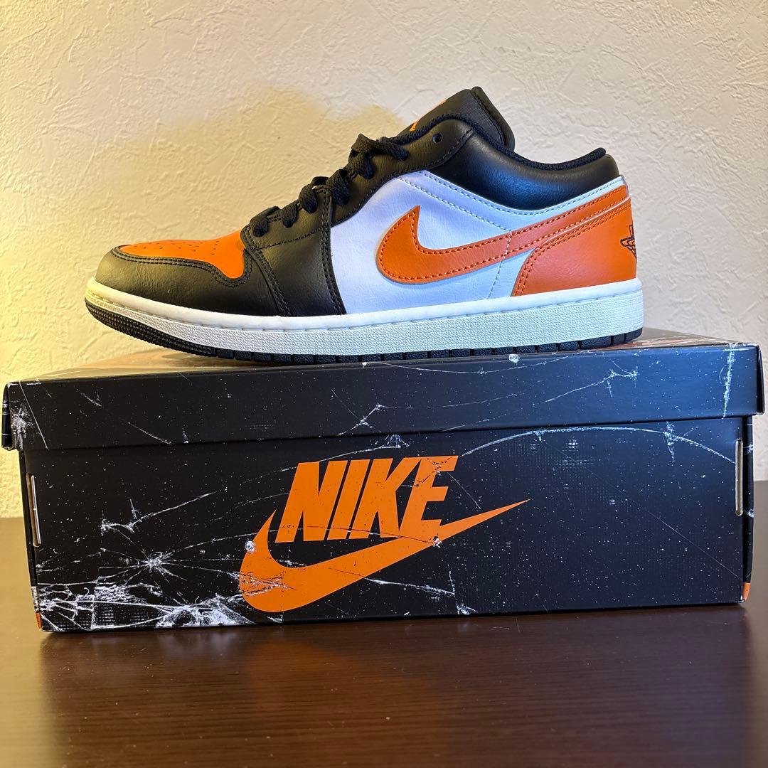 ジョーダン1 LOW オレンジ 26cm