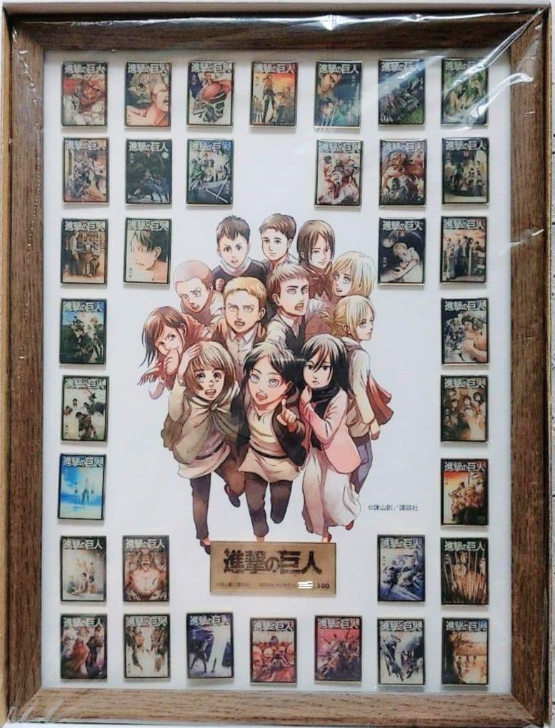 300個限定 進撃の巨人 完結1周年記念 メモリアルピンズセット ANIQUE