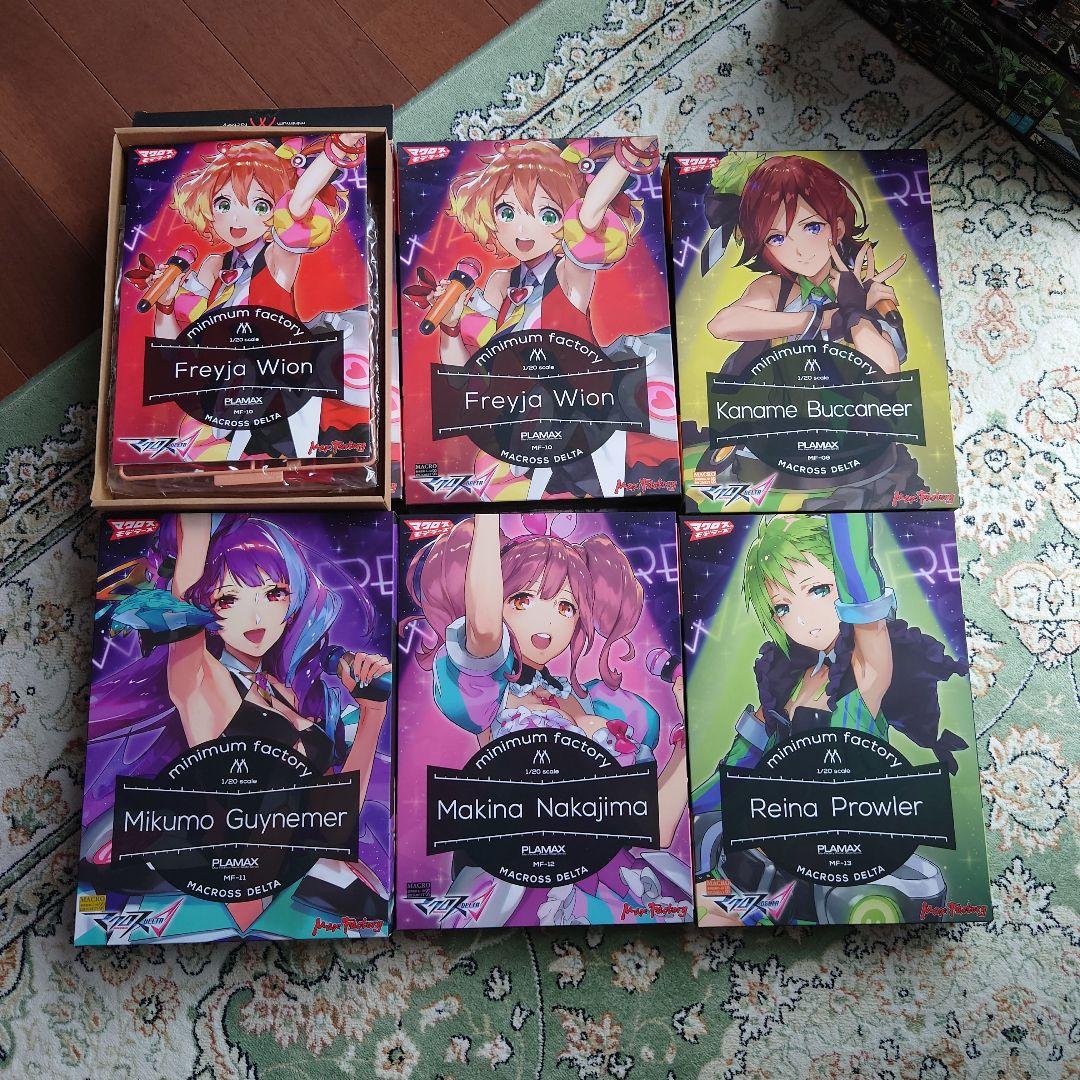 PLAMAX マクロスデルタ ワルキューレ 6個セット
