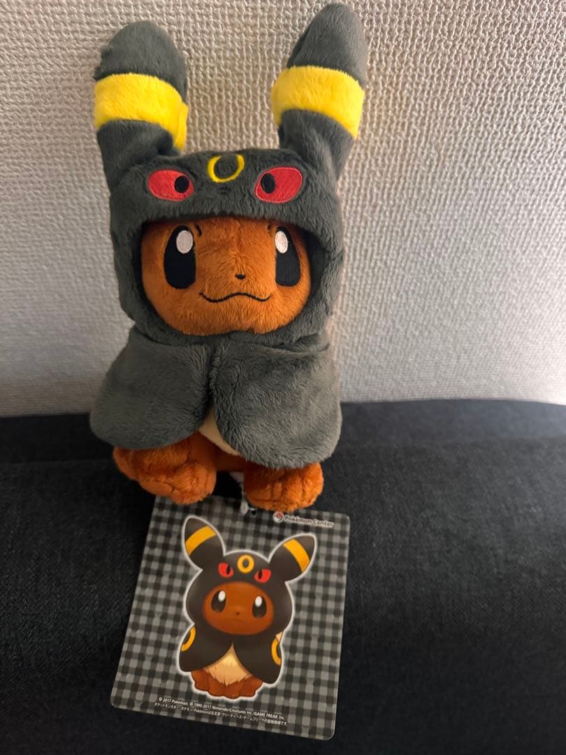 新品】 ポケモンセンター イーブイ ポンチョシリーズ ブラッキー