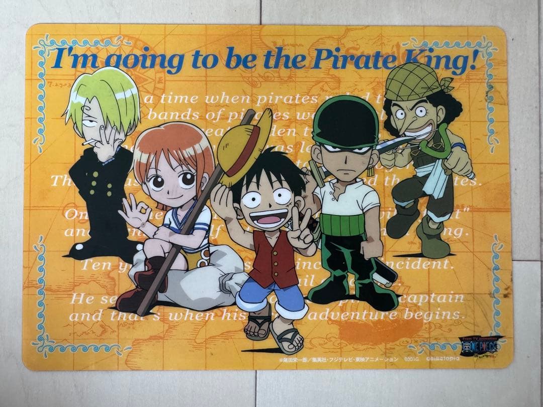 ONE PIECE 下敷き 映画 ねじまき島の冒険 ワンピース - メルカリ