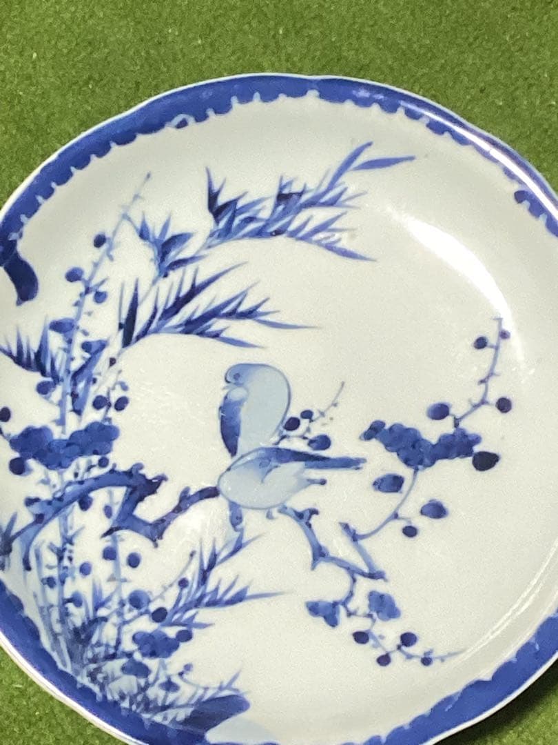 蔵出し古伊万里 染付花鳥図 骨董コレクション品 食器 置物 - メルカリ