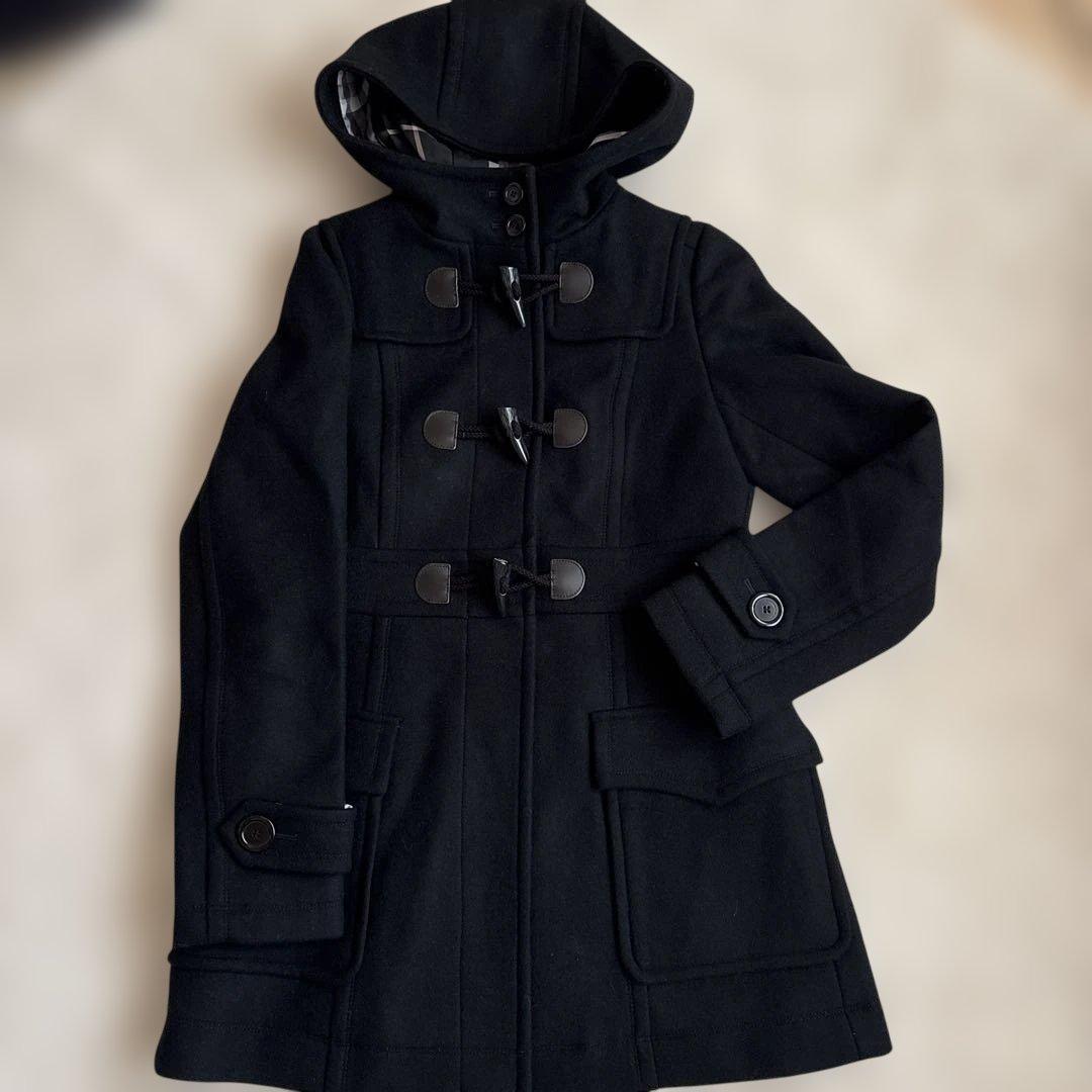 最終値下BURBERRY BLUE LABEL ダッフルコート 38 アンゴラ混