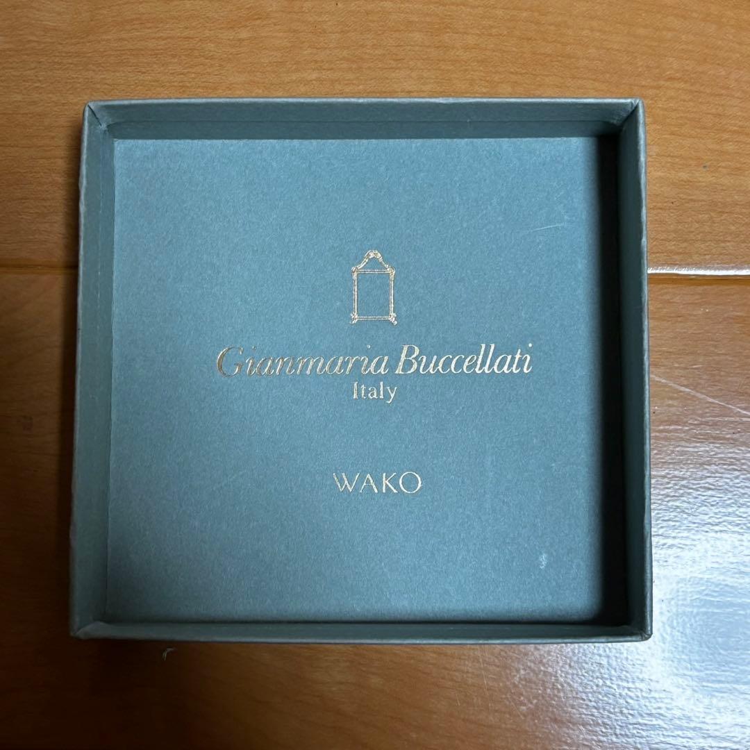 未使用 ブチェラッティ ダリア 銀製 トレイ 化粧袋 箱入り イタリア製