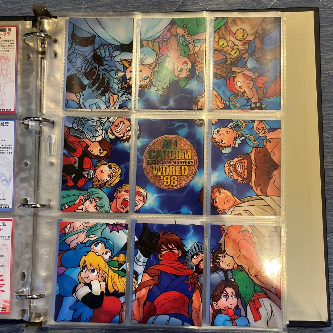 カードダスマスターズ　ALL CAPCOM WORLD 98 +その他カードダス