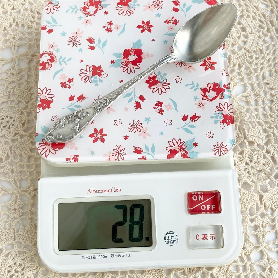 mio様専用【Boulenger/アザミ】フランスアンティーク☆純銀P スプーン