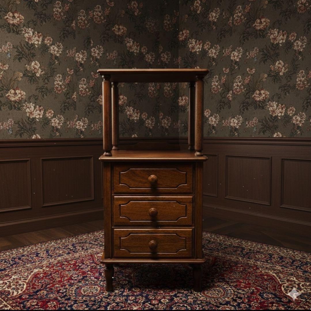 綾野製作所　アヤノクラフト　電話台　レトロ　アンティーク