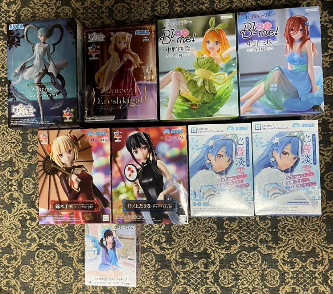 匿名配送】美少女フィギュア9点セットまとめ売り - メルカリ