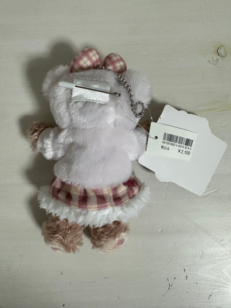 ダッフィー＆フレンズ ウィンターホリデー タグ付き ぬいぐるみバッジ