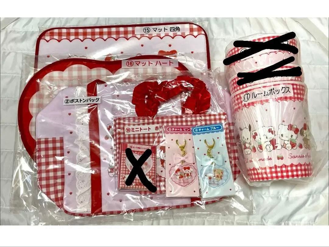 当りくじ Lil ala mode サンリオ ボストンバッグ 7点セット