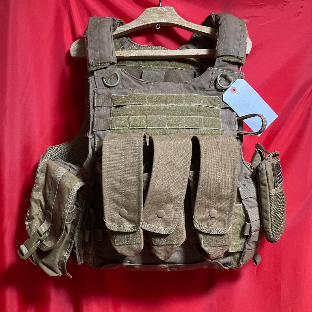 米空軍実物EAGLE CIACSボディーアーマーCB ダミープレート+ポーチ多数