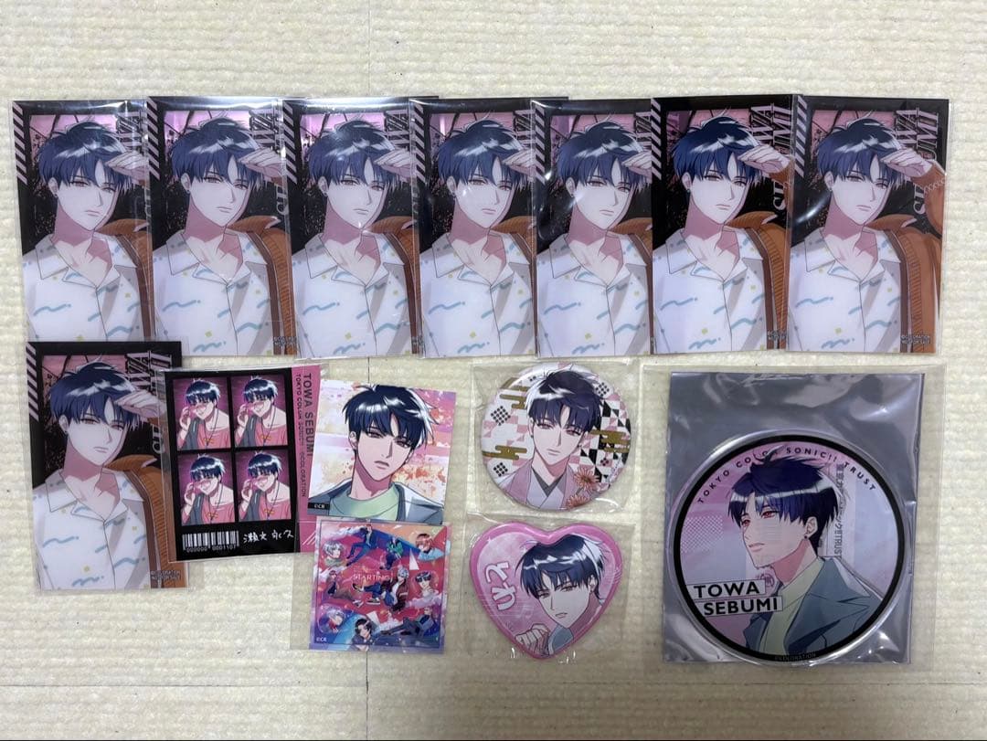 東京カラーソニック カラソニ 瀬文永久 クリアカード コースター 缶