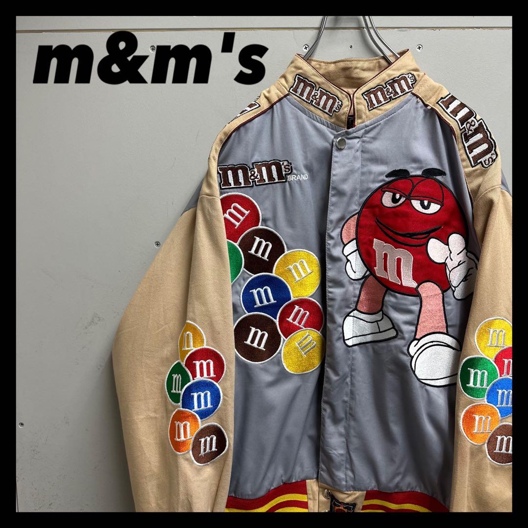 m&m's 刺繍　レーシングジャケット
