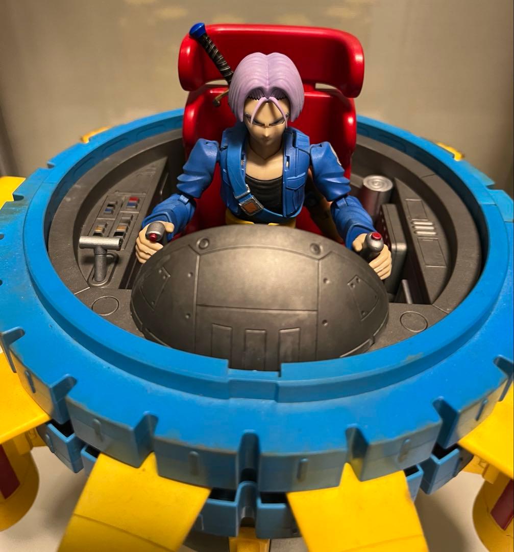 ドラゴンボール プラモデル タイムマシン 29cm 全塗装 (難あり)-日本語