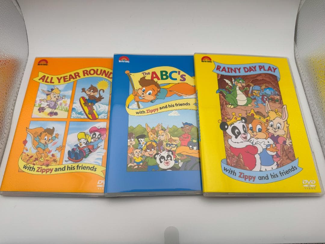 DWE Zippy DVD 3枚セット ディズニーワールドファミリー 非売品 - メルカリ