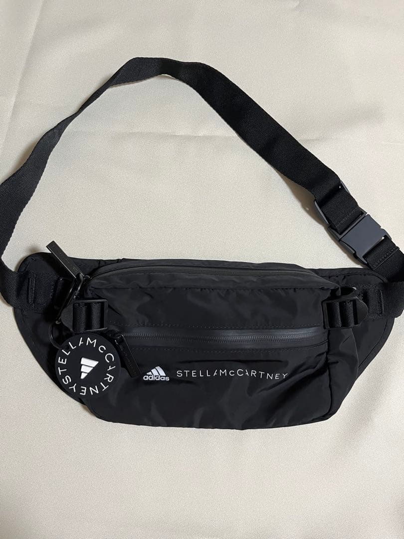 【美品】STELLA McCARTNEY×adidas バムバッグ ブラック