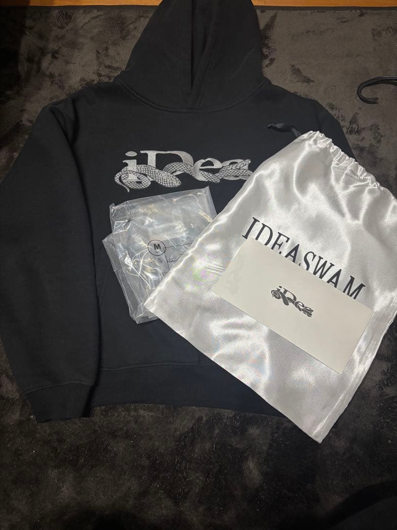 ideaswam パーカー黒 M - メルカリ