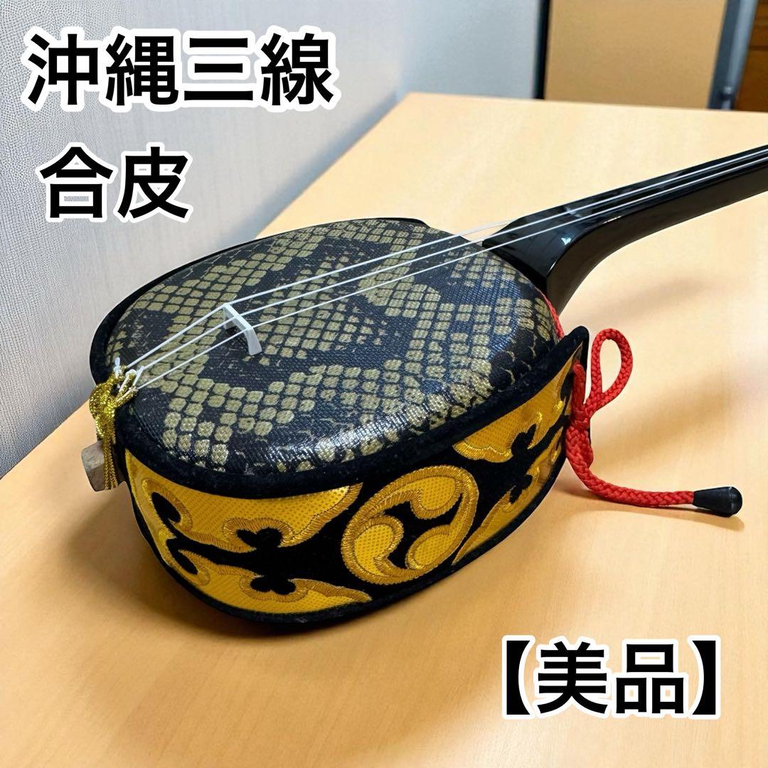 沖縄三線 人工皮 合皮 初心者おすすめ 沖縄 三線 民謡 和楽器