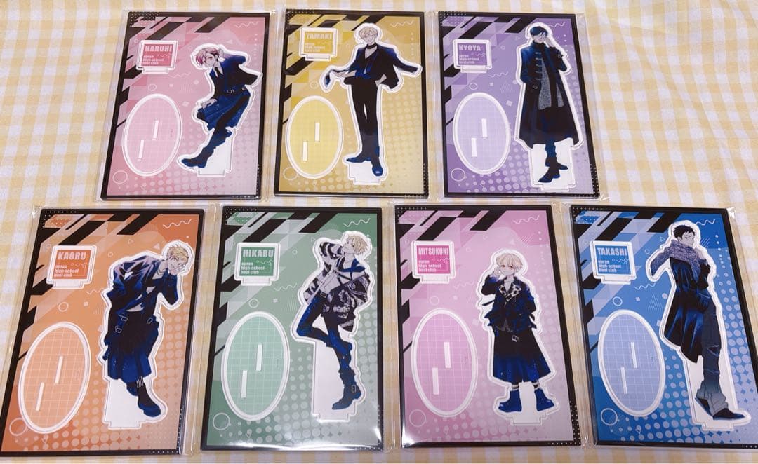 桜蘭高校ホスト部　コラボカフェ　白泉社　アクリルスタンド　全種類　コンプリート 桜蘭高校ホスト部 コラボレーションカフェ アクリルスタンド 葉鳥