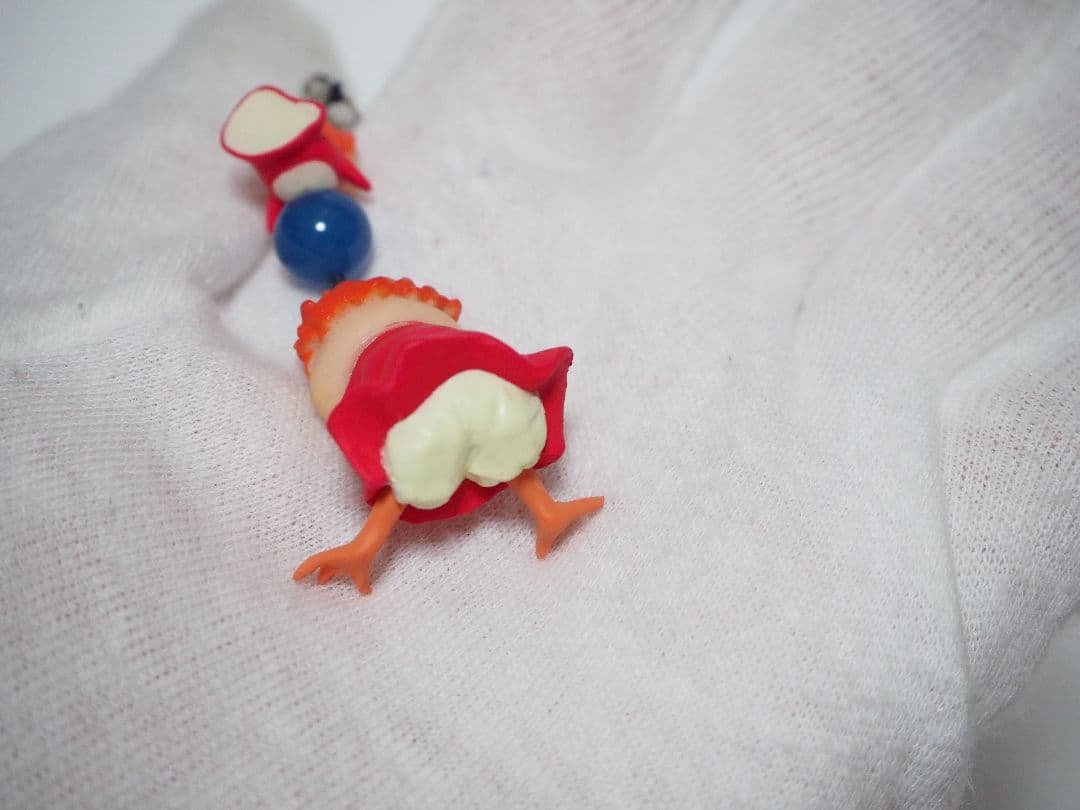 希少 崖の上のポニョ ストラップ 天然石 ジブリ