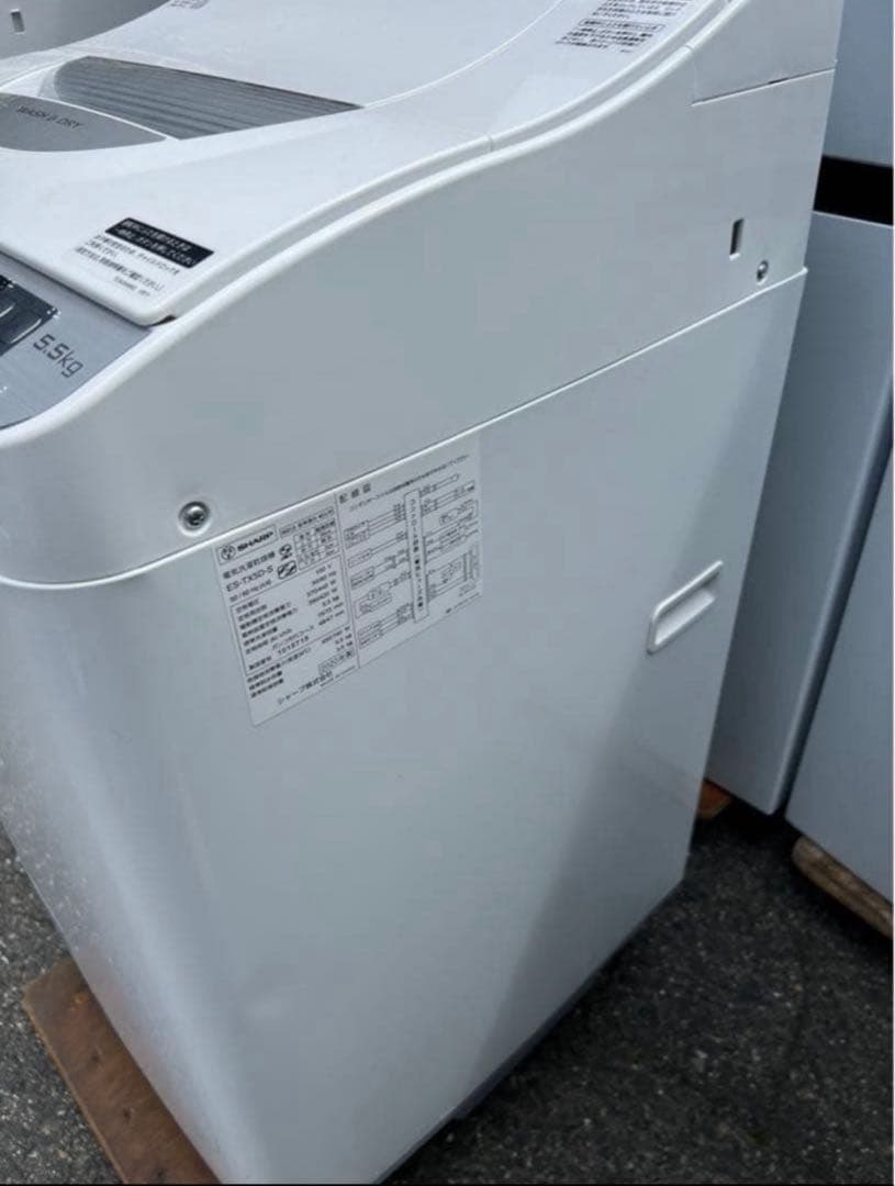 【高年式】2020年式 5.5kg SHARP 洗濯機 ES-TX5D-S