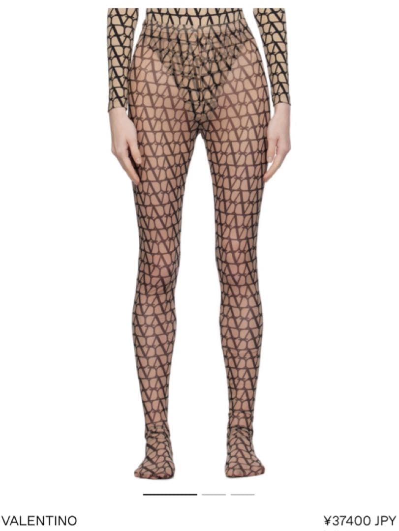 ◇ VALENTINO バレンティノ Tolle lconographe タイツ Valentino Garavani Tights In Toile Iconographe Tulle | Saks Fifth