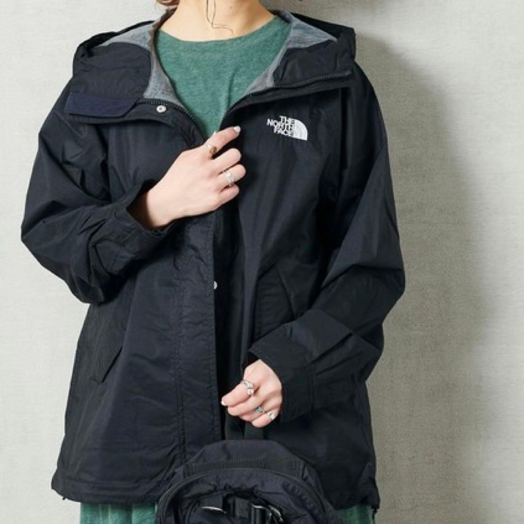 専用ノースフェイス マウンテンパーカー ブラック 刺繍 ロゴ